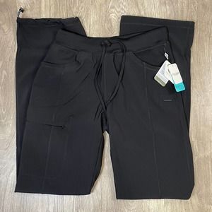 NWT Cherokee Infinity anti microbial black scrub pants size Small Tall